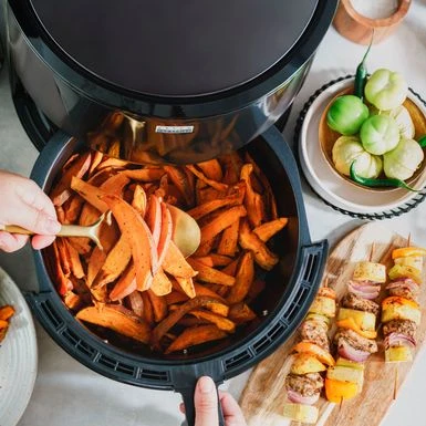 Bella Pro Series - 8-qt. Digital Air Fryer - Black Stainless Steel 6 Bella Pro Series - 8-qt. Digital Air Fryer - Black Stainless Steel - Image 4