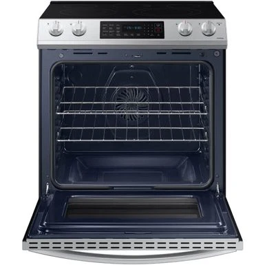 Samsung 6.3 Cu. Ft. Front Control Slide-In Electric Range With Convection & Wi-Fi 4 Samsung 6.3 Cu. Ft. Front Control Slide-In Electric Range With Convection & Wi-Fi - Image 2