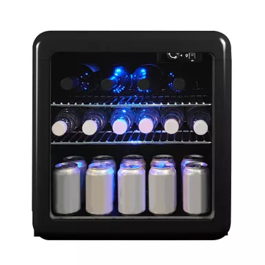 Magic Chef 1.7 Cu. Ft. Black Retro Beverage Cooler 7 Magic Chef 1.7 Cu. Ft. Black Retro Beverage Cooler - Image 5