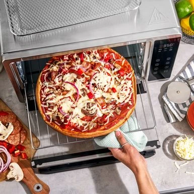 Bella Pro Series - 6-Slice Air Fryer Toaster Oven With Rotisserie - Stainless Steel 6 Bella Pro Series - 6-Slice Air Fryer Toaster Oven With Rotisserie - Stainless Steel - Image 4