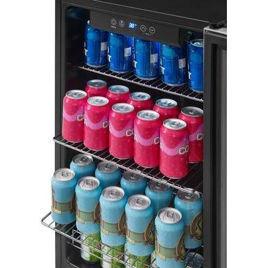 Insignia™ - 115-Can Beverage Cooler - Stainless Steel 6 Insignia™ - 115-Can Beverage Cooler - Stainless Steel - Image 4