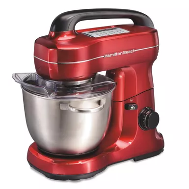 Hamilton Beach - 7 Speed 4qt Stand Mixer Red 3 Hamilton Beach - 7 Speed 4qt Stand Mixer Red
