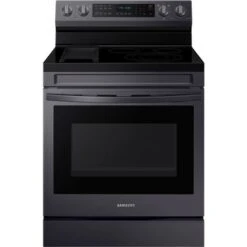 Samsung 6.3-Cu. Ft. Smart Freestanding Electric Range With No-Preheat Air Fry, Convection+ And Griddle, Brushed Black 22 Samsung 6.3-Cu. Ft. Smart Freestanding Electric Range With No-Preheat Air Fry, Convection+ And Griddle, Brushed Black -KitchenAid Shop 028ddaca 6089 4964 a4ac c020d502865f