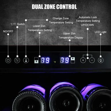 12"-15" Wine Cooler Beverage Refrigerator Beer Mini Fridge 19 Bottles - 15inch-new 13 12"-15" Wine Cooler Beverage Refrigerator Beer Mini Fridge 19 Bottles - 15inch-new - Image 11