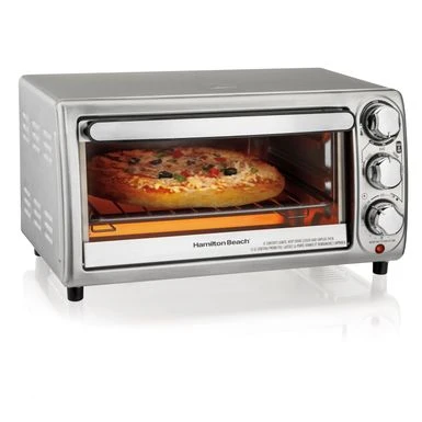 Hamilton Beach 4 Slice Toaster Oven - Stainless Steel 3 Hamilton Beach 4 Slice Toaster Oven - Stainless Steel