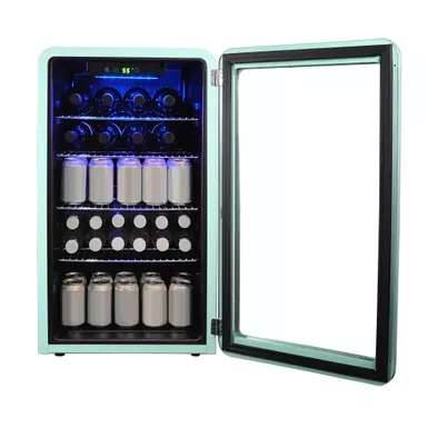 Magic Chef 3.4cu. Ft. Mint Green Retro Beverage Cooler 9 Magic Chef 3.4cu. Ft. Mint Green Retro Beverage Cooler - Image 7