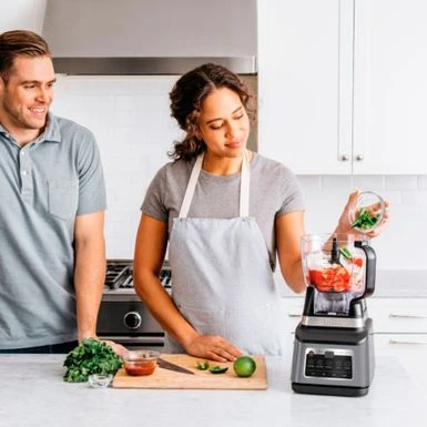 Ninja - Professional Plus Kitchen System With Auto-iQ & (2) 24oz Single-Serve Cups - Black/Stainless Steel 4 Ninja - Professional Plus Kitchen System With Auto-iQ & (2) 24oz Single-Serve Cups - Black/Stainless Steel - Image 2