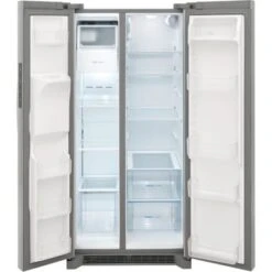 Frigidaire FRSS2323AW 22.3 Cu. Ft. 33 Inch Standard Depth Side By Side Refrigerator - Stainless Steel - Stainless Steel -KitchenAid Shop 05b95119 5959 4eed 83b3 df8f9131dfd9