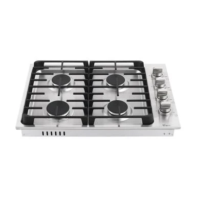 30-in Built-in Gas Cooktop With 4 Sealed Burners - LPG Convertible In Stainless Steel - Silver 9 30-in Built-in Gas Cooktop With 4 Sealed Burners - LPG Convertible In Stainless Steel - Silver - Image 7