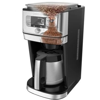 Cuisinart - Burr Grind & Brew 10-Cup Coffeemaker - Stainless Steel 6 Cuisinart - Burr Grind & Brew 10-Cup Coffeemaker - Stainless Steel - Image 4