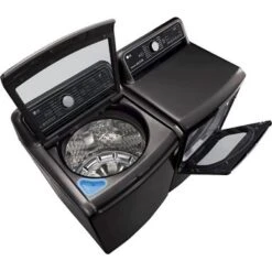 LG - 7.3 Cu. Ft. Smart Gas Dryer With Steam And Sensor Dry - Black Steel 37 LG - 7.3 Cu. Ft. Smart Gas Dryer With Steam And Sensor Dry - Black Steel -KitchenAid Shop 0a952f4c 599b 5e25 95f9 55bf1b8b7230