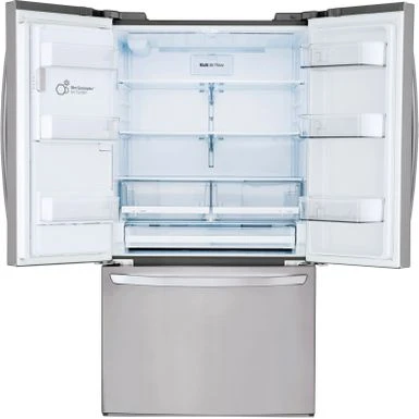 LG - 27.7 Cu. Ft. French Door Smart Refrigerator With External Ice And Water - Stainless Steel 8 LG - 27.7 Cu. Ft. French Door Smart Refrigerator With External Ice And Water - Stainless Steel - Image 6