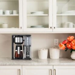 Ninja - 10-Cup Specialty Coffee Maker With Fold-Away Frother And Glass Carafe CM401 - Black/Stainless Steel -KitchenAid Shop 0ba16641 8f35 5433 bfc6 36f1335af6aa