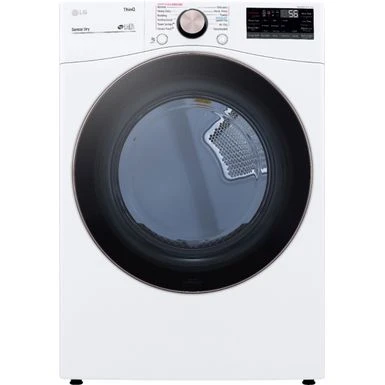 LG - 7.4 Cu. Ft. Stackable Smart Electric Dryer With Steam And Built-In Intelligence - White 3 LG - 7.4 Cu. Ft. Stackable Smart Electric Dryer With Steam And Built-In Intelligence - White