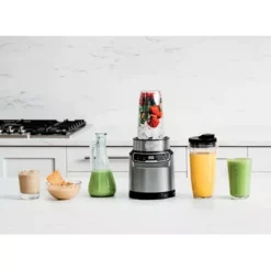 Ninja - Nutri-Blender Pro Personal Blender With Auto-iQ - Cloud Silver -KitchenAid Shop 0be48157 e507 4e0d 847b 8cfc74149a47