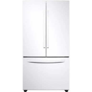 Samsung 28-Cu. Ft. 3-Door French Door Refrigerator, White 4 Samsung 28-Cu. Ft. 3-Door French Door Refrigerator, White - Image 2