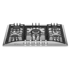 Built-in 30" Stainless Steel Gas Cooktop - 5 Sealed Burners Cook Tops - Stainless Steel