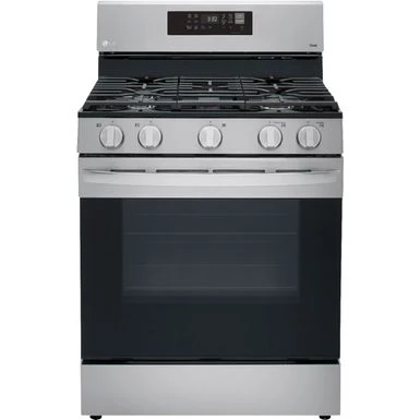 LG - 5.8 Cu. Ft. Smart Freestanding Gas True Convection Range With EasyClean And AirFry - Stainless Steel 3 LG - 5.8 Cu. Ft. Smart Freestanding Gas True Convection Range With EasyClean And AirFry - Stainless Steel