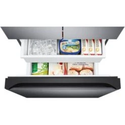 Samsung 18-Cu. Ft. Smart Counter-Depth 3-Door French Door Refrigerator, Brushed Black -KitchenAid Shop 0cf76d61 82be 5103 8fb6 c67c4a120aff