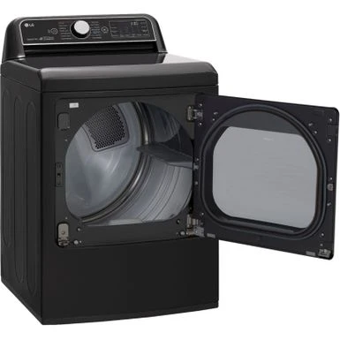 LG - 7.3 Cu. Ft. Smart Electric Dryer With Steam And Sensor Dry - Black Steel 13 LG - 7.3 Cu. Ft. Smart Electric Dryer With Steam And Sensor Dry - Black Steel - Image 11