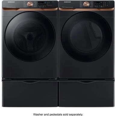 Samsung - 7.5 Cu. Ft. Stackable Smart Electric Dryer With Steam And Sensor Dry - Brushed Black 10 Samsung - 7.5 Cu. Ft. Stackable Smart Electric Dryer With Steam And Sensor Dry - Brushed Black - Image 8