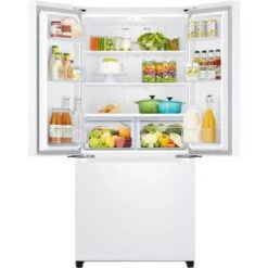 Samsung 18-Cu. Ft. Smart Counter-Depth 3-Door French Door Refrigerator, White -KitchenAid Shop 0e666792 bc2b 42e4 ba35 f6c6ce4e5bdc