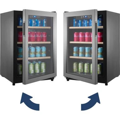 Insignia™ - 130-Can Beverage Cooler - Silver 7 Insignia™ - 130-Can Beverage Cooler - Silver - Image 5