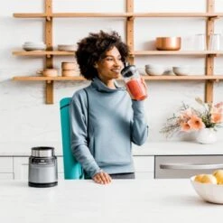 Ninja - Nutri-Blender Pro Personal Blender With Auto-iQ - Cloud Silver -KitchenAid Shop 10f41544 dcd1 58a6 b9ed 5fb676cb3cd0