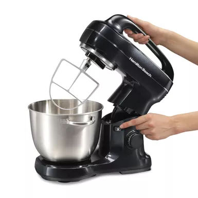 Hamilton Beach - 7-Speed 4qt Stand Mixer Black 4 Hamilton Beach - 7-Speed 4qt Stand Mixer Black - Image 2