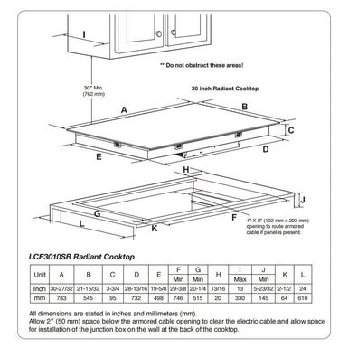 LG 36 Inch 5 Burner Black Electric Cooktop 5 LG 36 Inch 5 Burner Black Electric Cooktop - Image 3