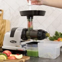Omega - J8006HDC Slow Juicer And Nutrition System - Chrome -KitchenAid Shop 124f466e 9a97 56ee b95a 05a4652823a5