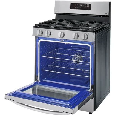 LG - 5.8 Cu. Ft. Smart Freestanding Gas True Convection Range With EasyClean And AirFry - Stainless Steel 13 LG - 5.8 Cu. Ft. Smart Freestanding Gas True Convection Range With EasyClean And AirFry - Stainless Steel - Image 11