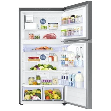 Samsung - 21.1 Cu. Ft. Top-Freezer Refrigerator With FlexZone And Ice Maker - Stainless Steel 5 Samsung - 21.1 Cu. Ft. Top-Freezer Refrigerator With FlexZone And Ice Maker - Stainless Steel - Image 3