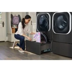LG - 9.0 Cu. Ft. Stackable Smart Electric Dryer With Steam And Built-In Intelligence - Black Steel 26 LG - 9.0 Cu. Ft. Stackable Smart Electric Dryer With Steam And Built-In Intelligence - Black Steel -KitchenAid Shop 15093f48 42a8 5fbb adf5 8e3db94c9383