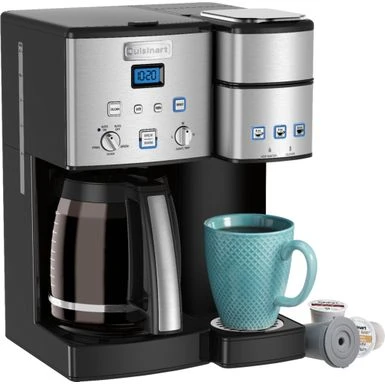 Cuisinart - Coffee Center 12-Cup Coffee Maker With Water Filtration - Black/Stainless 5 Cuisinart - Coffee Center 12-Cup Coffee Maker With Water Filtration - Black/Stainless - Image 3