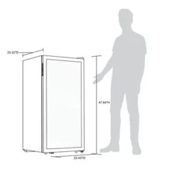 NewAir Freestanding 76 Bottle Dual Zone Compressor Wine Fridge With Low-Vibration Ultra-Quiet Inverter Compressor - Black 22 NewAir Freestanding 76 Bottle Dual Zone Compressor Wine Fridge With Low-Vibration Ultra-Quiet Inverter Compressor - Black -KitchenAid Shop 1659f0e6 5669 4319 bff9 998e2eab7c35