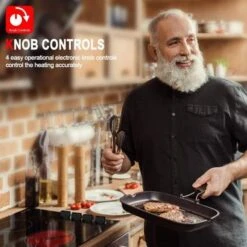 Gasland Chef 30"Built-in Radiant Electric Cooktop With 4 Burners, Electric Ceramic Cooktop Knob Control, 240V - Black -KitchenAid Shop 169912a7 0f21 4d83 a770 7fd66a1fe0df