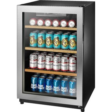 Insignia™ - 130-Can Beverage Cooler - Silver 16 Insignia™ - 130-Can Beverage Cooler - Silver - Image 14