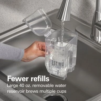 Hamilton Beach The Scoop Single-Serve Stainless Steel Coffee Maker With Removable Reservoir - Stainless Steel 5 Hamilton Beach The Scoop Single-Serve Stainless Steel Coffee Maker With Removable Reservoir - Stainless Steel - Image 3