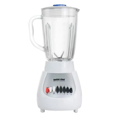 Better Chef 10-Speed 350 Watt 42 Ounce Glass Jar Blender In White - White 3 Better Chef 10-Speed 350 Watt 42 Ounce Glass Jar Blender In White - White