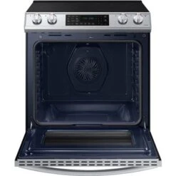 Samsung - 6.3 Cu. Ft. Front Control Slide-In Electric Convection Range With Air Fry & Wi-Fi, Fingerprint Resistant - Stainless Steel -KitchenAid Shop 1c3fe52c 191a 5b79 b268 e263e1c4f4ee