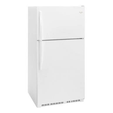 Whirlpool - 20.5 Cu. Ft. Top-Freezer Refrigerator - White 4 Whirlpool - 20.5 Cu. Ft. Top-Freezer Refrigerator - White - Image 2
