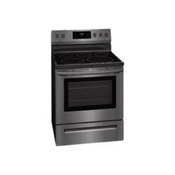 Frigidaire 30" Black Stainless Steel Electric Range -KitchenAid Shop 1c904cbe 7ef6 4f88 95e6 55758efad108