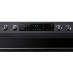 Samsung 6.3-Cu. Ft. Smart Freestanding Electric Range With No-Preheat Air Fry And Convection, Brushed Black -KitchenAid Shop 1cf1ef0e d15b 4d66 8624 f30163751471
