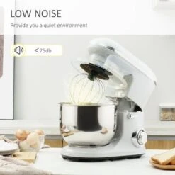 HOMCOM Stand Mixer With Splash Guard, Electric Hand Mixer Set With 6 Qt. Large Mixing Bowl - 14.5" X 9" X 14.5" - White 37 HOMCOM Stand Mixer With Splash Guard, Electric Hand Mixer Set With 6 Qt. Large Mixing Bowl - 14.5" X 9" X 14.5" - White -KitchenAid Shop 1d29a5e8 a977 4872 995b 3ed4c9dc8f5f