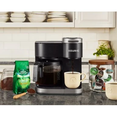 Keurig® Keurig - K-Duo 12-Cup Coffee Maker And Single Serve K-Cup Brewer - Black 9 Keurig® Keurig - K-Duo 12-Cup Coffee Maker And Single Serve K-Cup Brewer - Black - Image 7