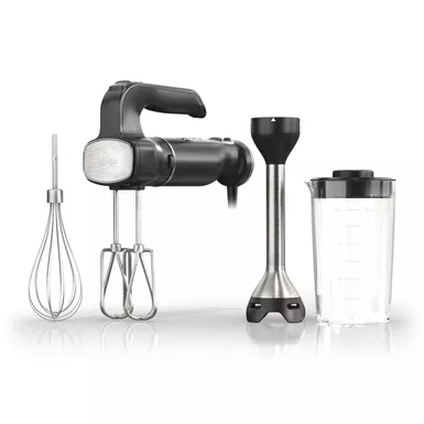 Ninja - Foodi Power Mixer System 5-Speed Hand Blender And Hand Mixer Combo With 3-Cup Blending Vessel - Black 14 Ninja - Foodi Power Mixer System 5-Speed Hand Blender And Hand Mixer Combo With 3-Cup Blending Vessel - Black - Image 12