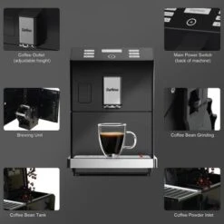 Super Automatic Espresso Coffee Machine - Black -KitchenAid Shop 1f07a0d2 74e6 4579 8796 0e43434f0411