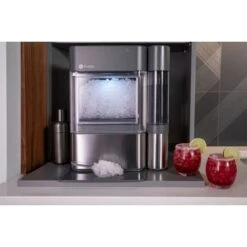 GE Profile - Opal 2.0 38-lb. Portable Ice Maker With Nugget Ice Production, Side Tank And Built-in WiFi - Stainless Steel -KitchenAid Shop 1f12769e 1fe8 5bac b4ab c233a56d23ac