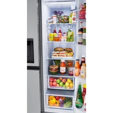 LG - 27.2 Cu. Ft. Side-by-Side Refrigerator With SpacePlus Ice - Stainless Steel 11 LG - 27.2 Cu. Ft. Side-by-Side Refrigerator With SpacePlus Ice - Stainless Steel - Image 9